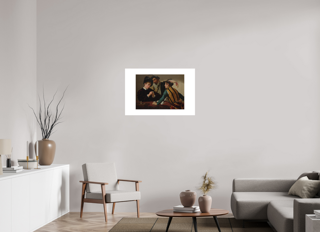36 x 24″, Exhibition Fine Art Print - Hahnemuhle Photo Rag - 36 x 24 Caravaggio / The Cardsharps — Exhibition Print - 36 x 24