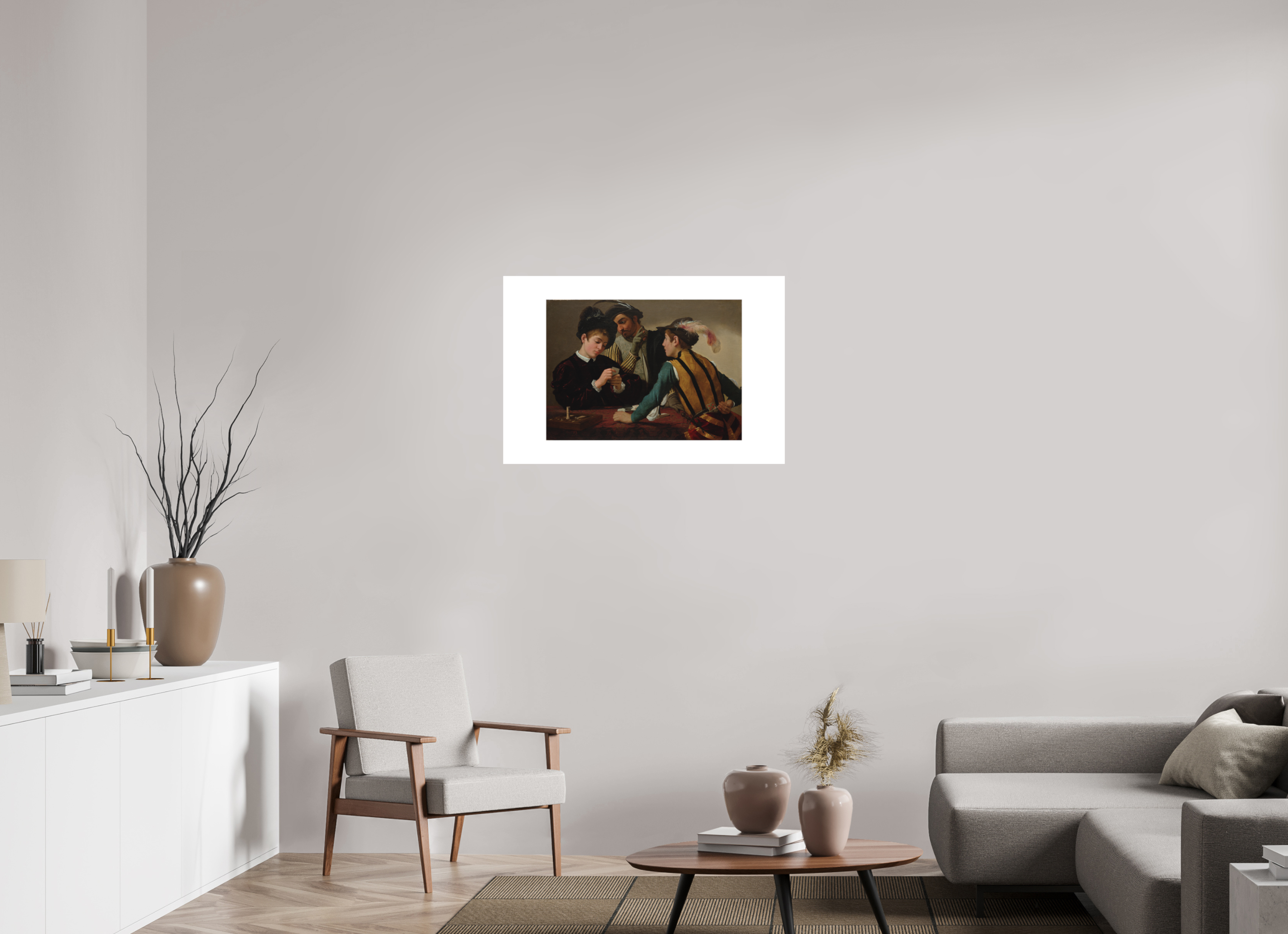36 x 24″, Exhibition Fine Art Print - Hahnemuhle Photo Rag - 36 x 24 Caravaggio / The Cardsharps — Exhibition Print - 36 x 24