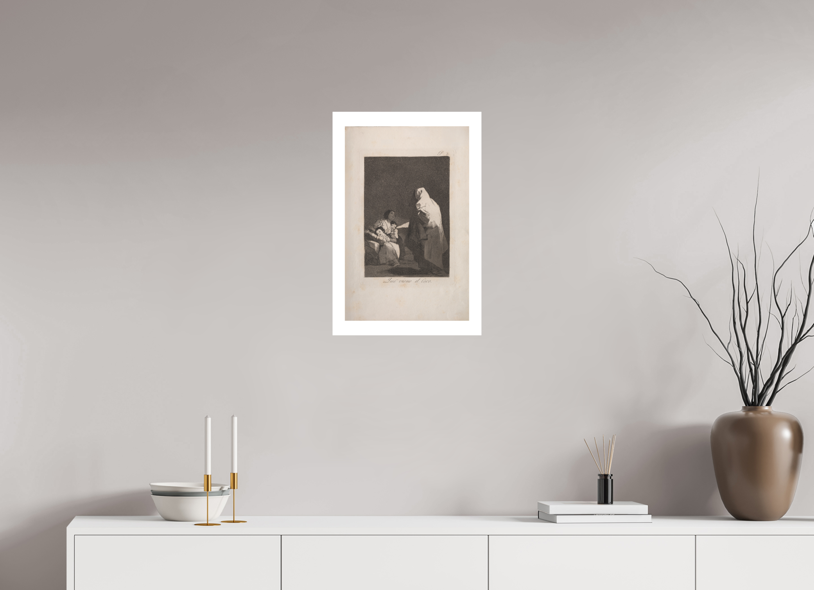 16 x 24″, Exhibition Fine Art Print - Hahnemuhle Photo Rag - 16 x 24 Goya / Here Comes the Bogeyman — Exhibition Print - 16 x 24