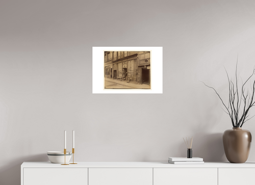 24 x 16″, Exhibition Fine Art Print - Hahnemuhle Photo Rag - 24 x 16 Atget / Boutique Louis XVI, 3 quai Bourbon — Exhibition Print - 24 x 16