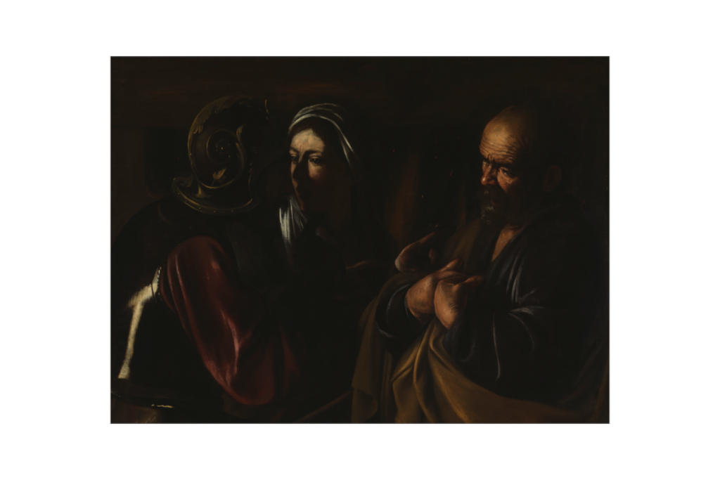 Main image Caravaggio / The Denial of Saint Peter — Collector Print