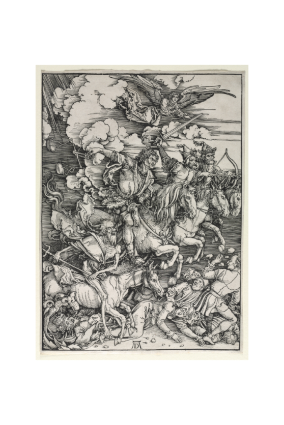 Main image Dürer / The Four Horsemen, from The Apocalypse — Exhibition Print - 24 x 36