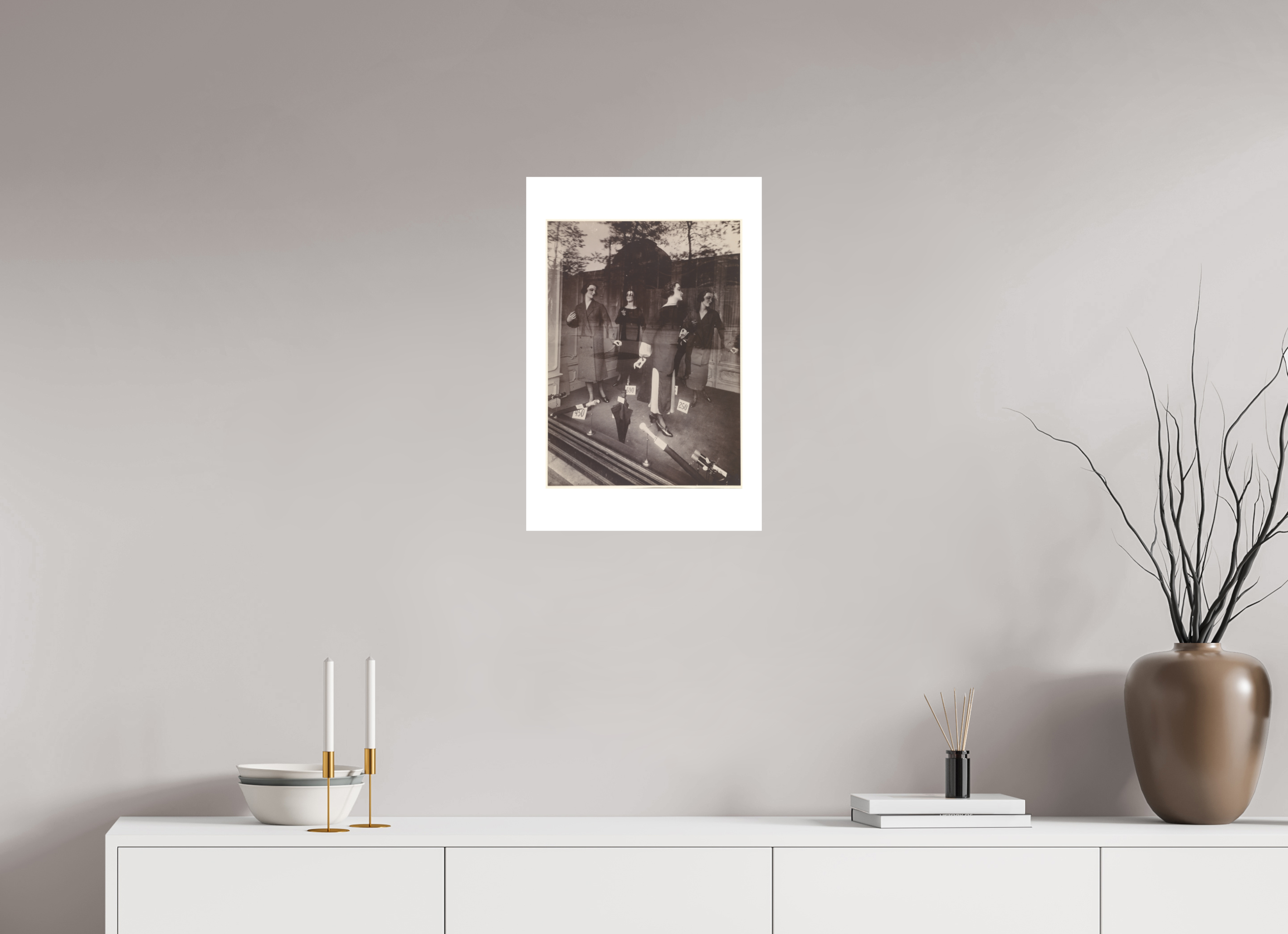 16 x 24″, Exhibition Fine Art Print - Hahnemuhle Photo Rag - 16 x 24 Atget / Storefront, avenue des Gobelins — Exhibition Print - 16 x 24