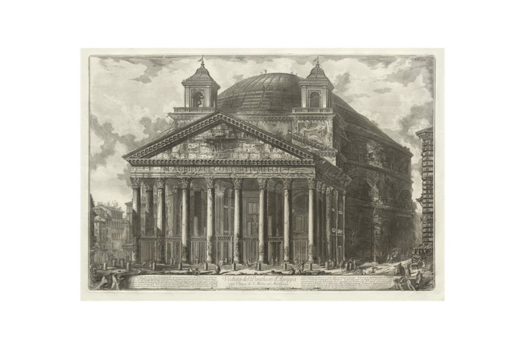 Main image Piranesi / Views of Rome: The Pantheon — Exhibition Print - 24 x 16