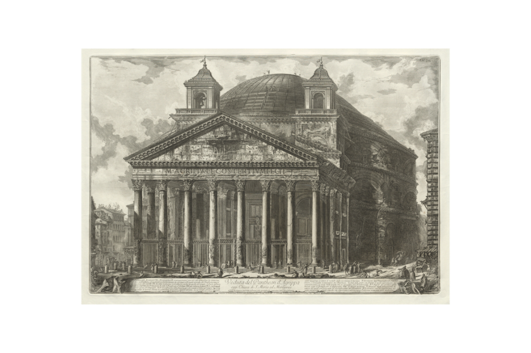 Main image Piranesi / Views of Rome: The Pantheon — Exhibition Print - 24 x 16