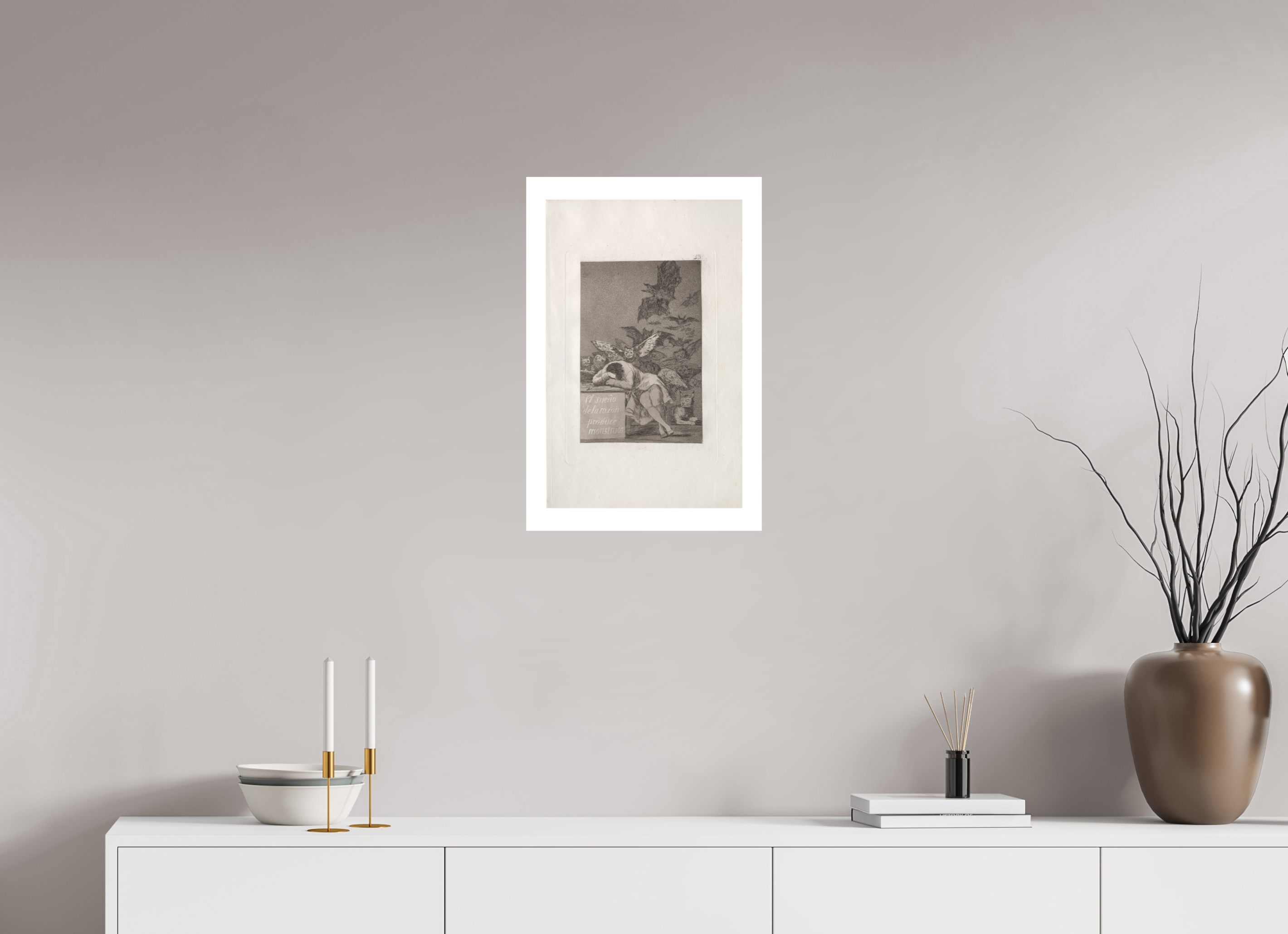 16 x 24″, Exhibition Fine Art Print - Hahnemuhle Photo Rag - 16 x 24 Goya / The Sleep of Reason Produces Monsters — Exhibition Print - 16 x 24