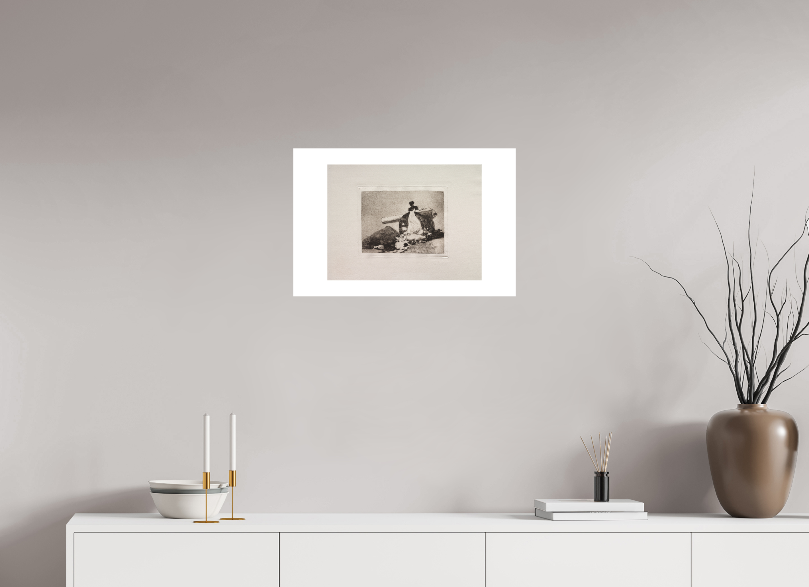 24 x 16″, Exhibition Fine Art Print - Hahnemuhle Photo Rag - 24 x 16 Goya / What Courage! — Exhibition Print - 24 x 16