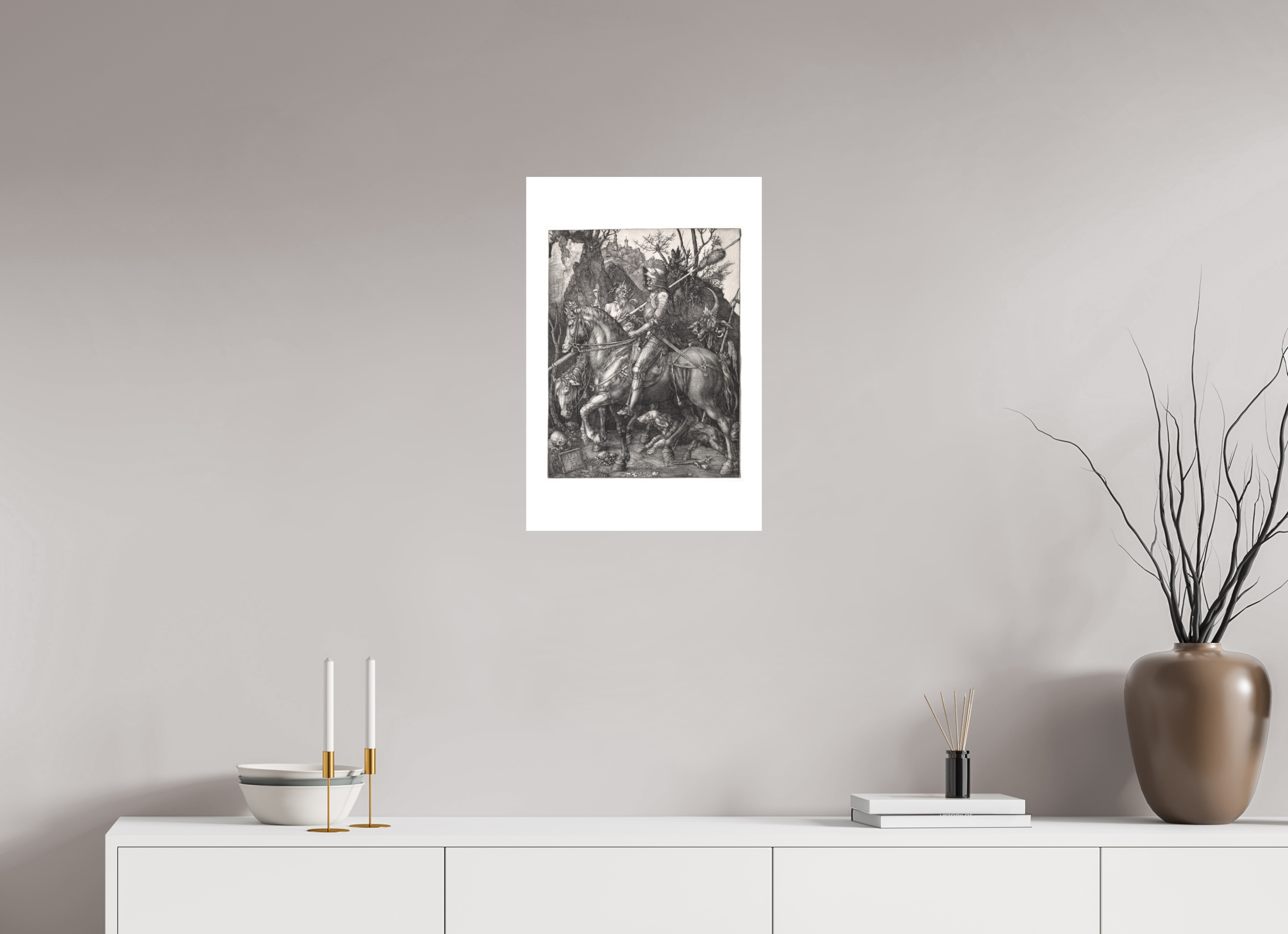 16 x 24″, Exhibition Fine Art Print - Hahnemuhle Photo Rag - 16 x 24 Dürer / Knight, Death, and the Devil — Exhibition Print