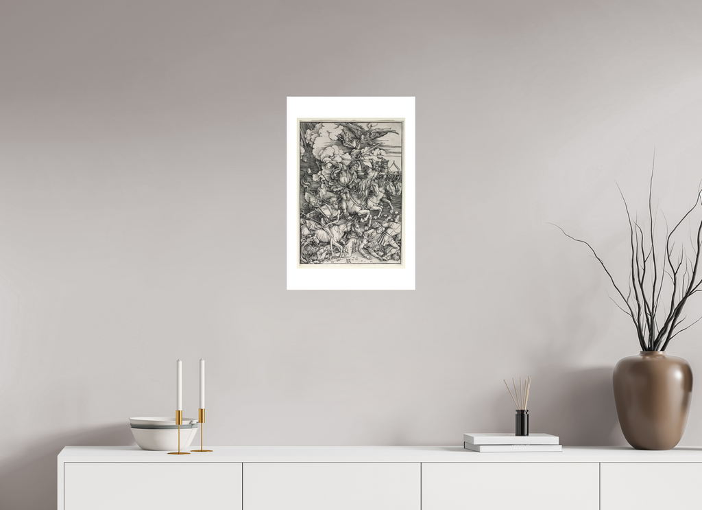 16 x 24″, Exhibition Fine Art Print - Hahnemuhle Photo Rag - 16 x 24 Dürer / The Four Horsemen, from The Apocalypse — Exhibition Print - 16 x 24