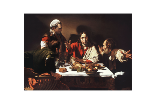 Main image Caravaggio / Supper at Emmaus — Exhibition Print - 24 x 16
