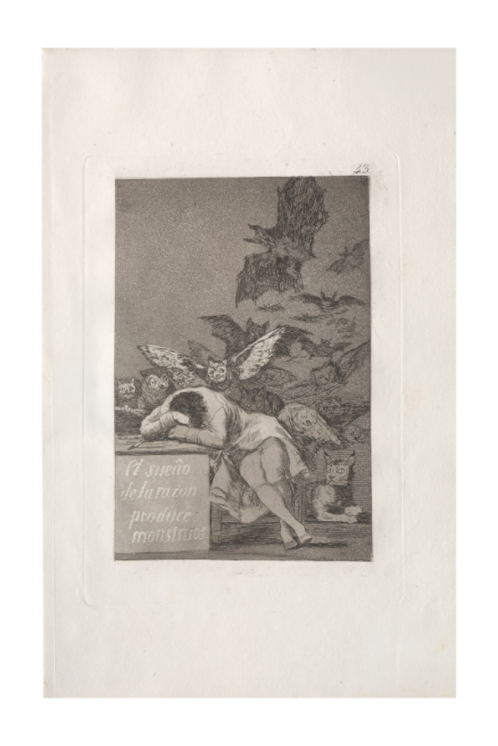 Main image Goya / The Sleep of Reason Produces Monsters — Collector Print