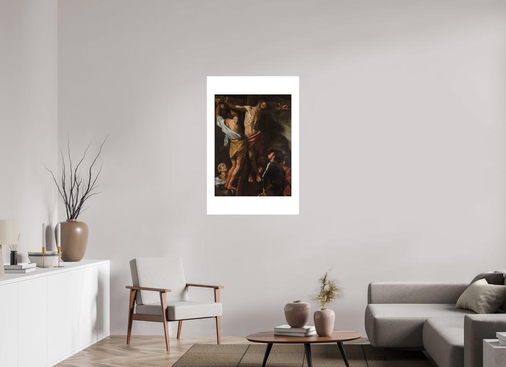 30 x 45″, Collector Print - German Etching - 30 x 45 Caravaggio / The Crucifixion of Saint Andrew — Collector Print