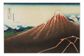 Main image Hokusai / Storm below Mount Fuji — Exhibition Print - 36 x 24