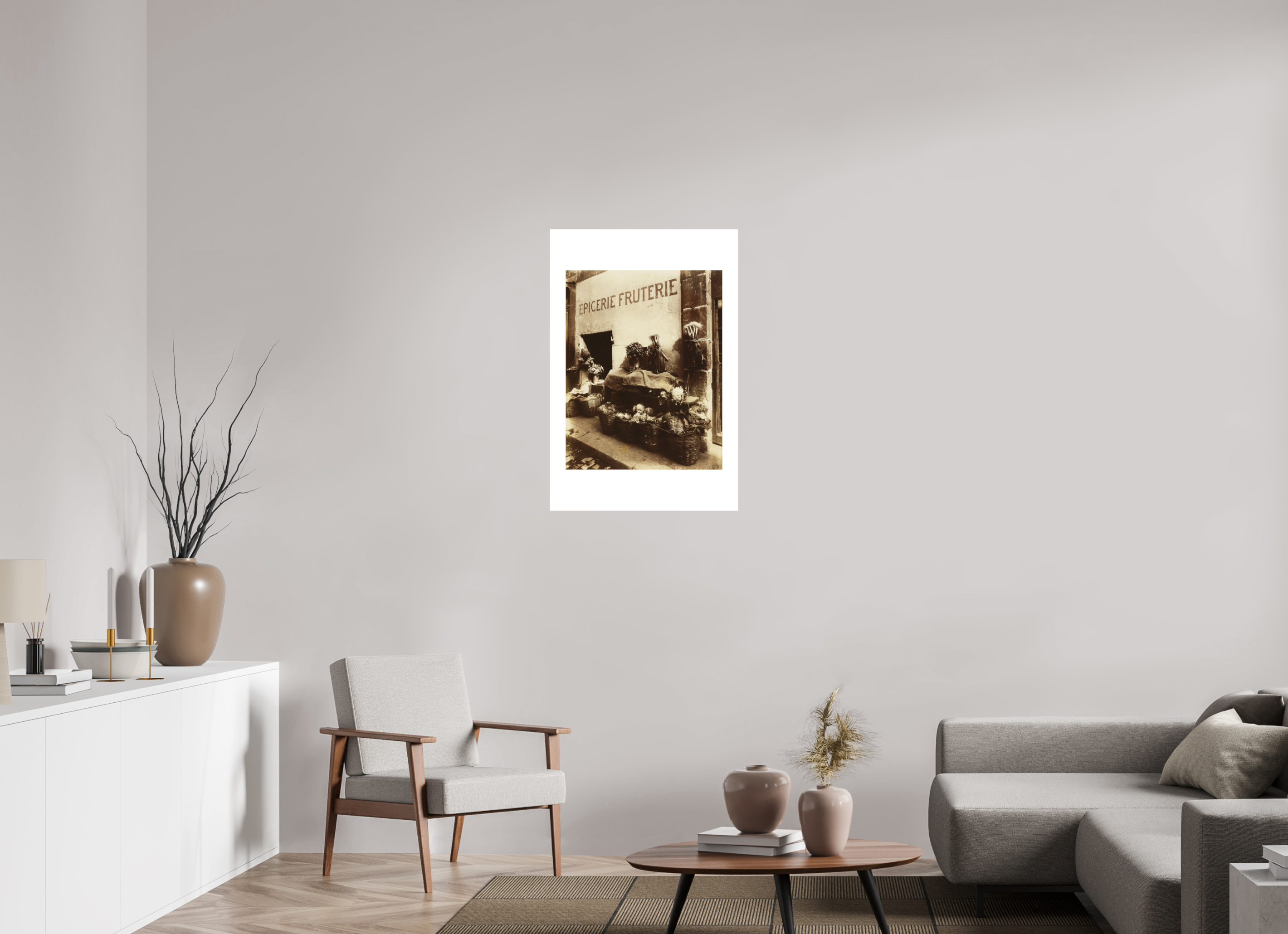 24 x 36″, Exhibition Fine Art Print - Hahnemuhle Photo Rag - 24 x 36 Atget / Epicerie Fruterie — Exhibition Print - 24 x 36