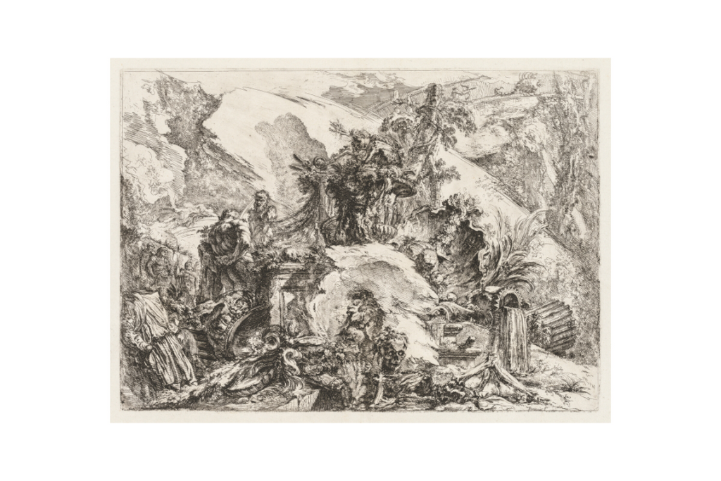 Main image Piranesi / Grotteschi: The Skeletons — Exhibition Print - 36 x 24