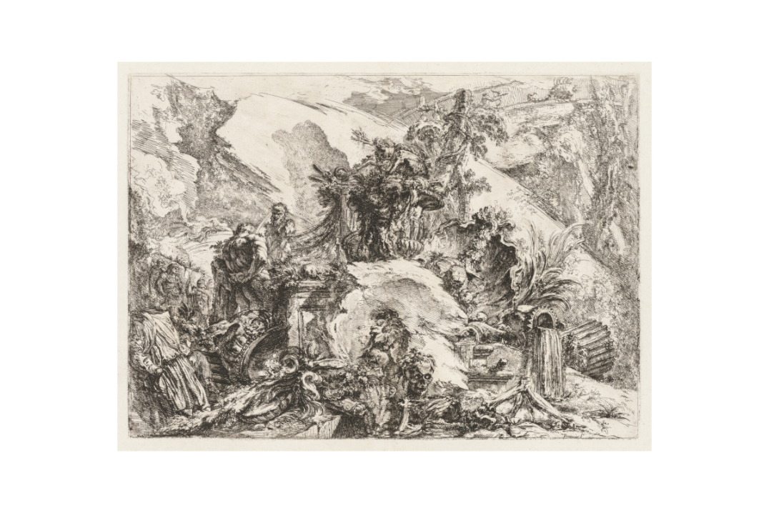 Main image Piranesi / Grotteschi: The Skeletons — Exhibition Print - 36 x 24