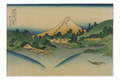 Main image Hokusai / Reflection in Lake at Misaka in Kai Province — Exhibition Print - 24 x 16