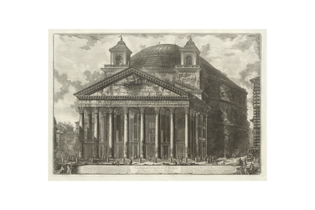 Main image Piranesi / Views of Rome: The Pantheon — Exhibition Print - 36 x 24