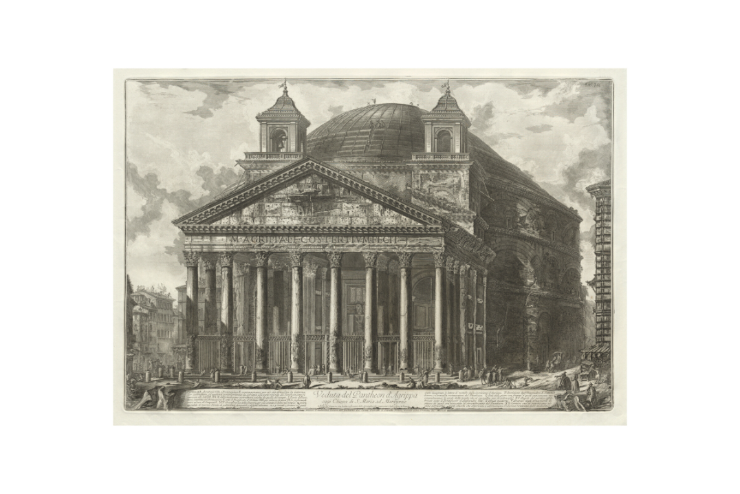 Main image Piranesi / Views of Rome: The Pantheon — Exhibition Print - 36 x 24