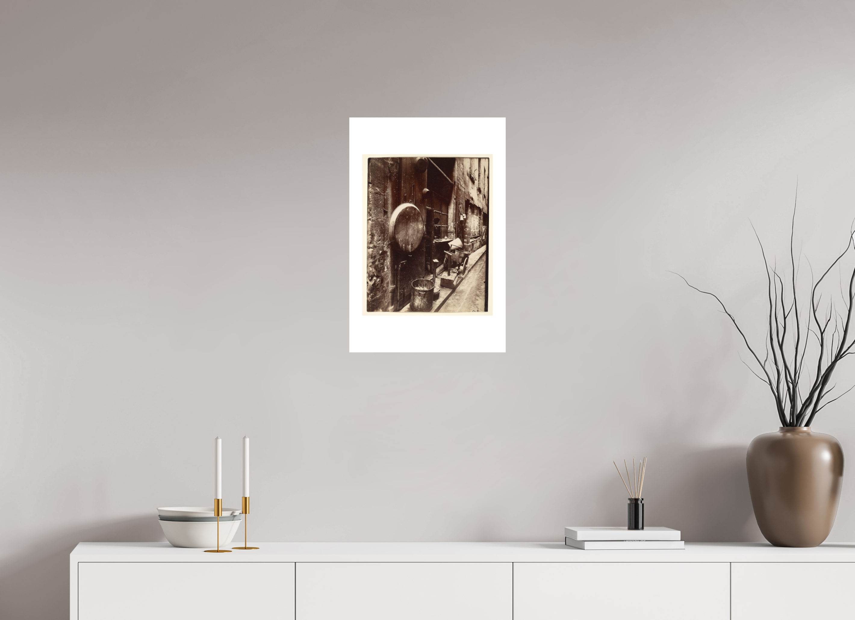 16 x 24″, Exhibition Fine Art Print - Hahnemuhle Photo Rag - 16 x 24 Atget / Tinsmith's Shop, rue de la Reynie — Exhibition Print - 16 x 24