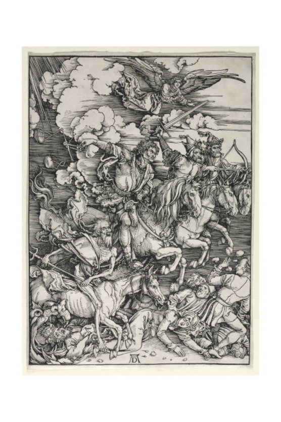 Main image Dürer / The Four Horsemen, from The Apocalypse — Exhibition Print - 16 x 24