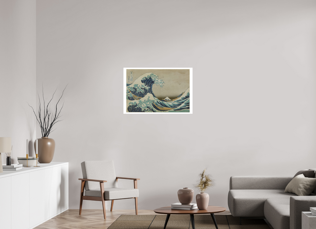 36 x 24″, Exhibition Fine Art Print - Hahnemuhle Photo Rag - 36 x 24 Hokusai / Under the Wave off Kanagawa — Exhibition Print - 36 x 24