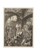 Main image Piranesi / The Prisons: An Architectural Medley, with a Man on the Rock in the Foreground — Exhibition Print - 24 x 36