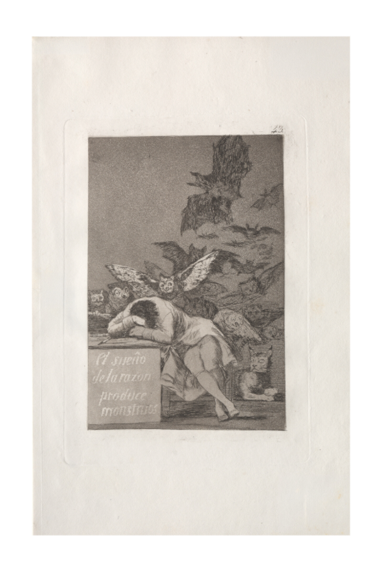 Main image Goya / The Sleep of Reason Produces Monsters — Exhibition Print - 24 x 36