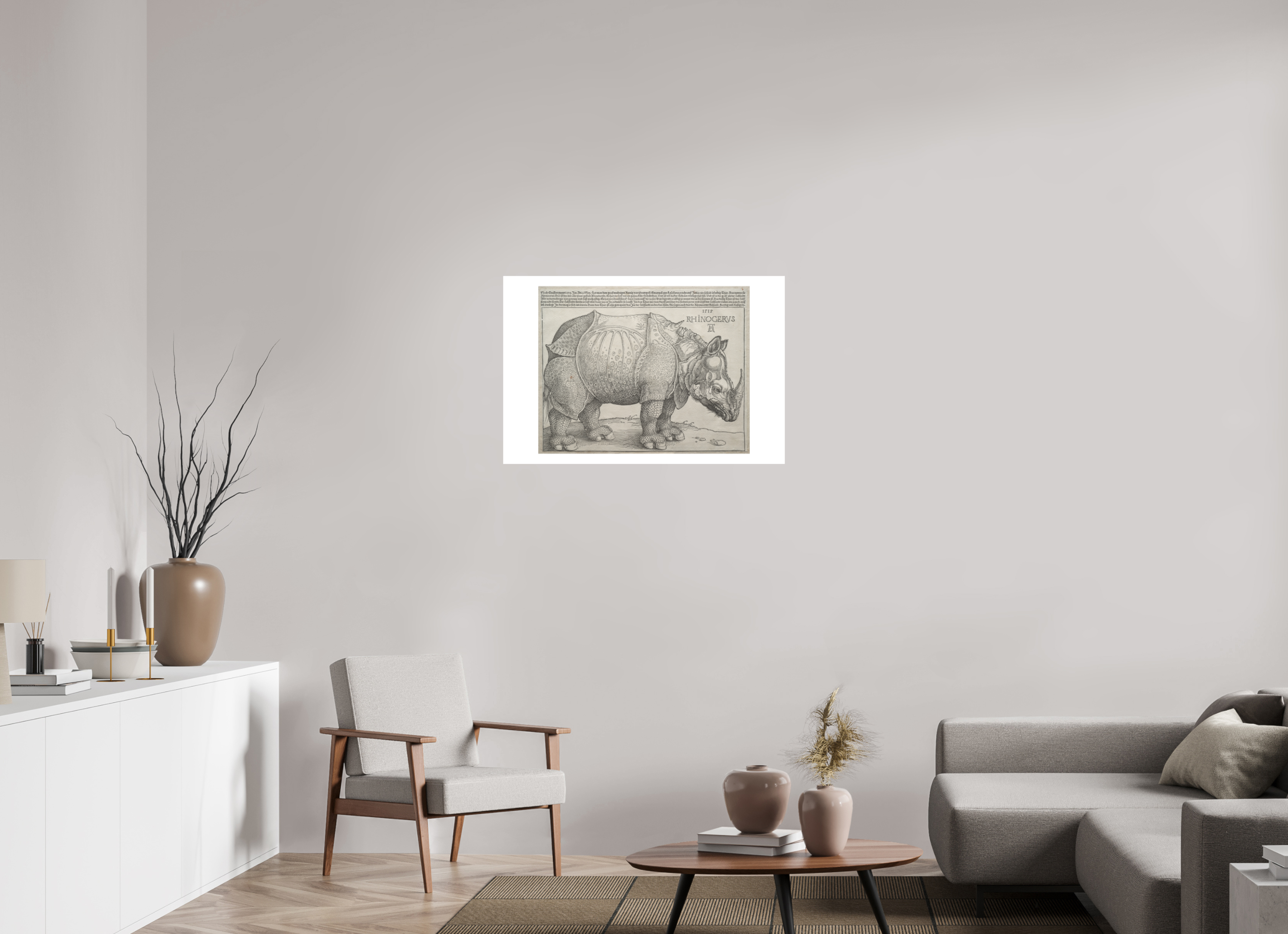 36 x 24″, Exhibition Fine Art Print - Hahnemuhle Photo Rag - 36 x 24 Dürer / The Rhinoceros — Exhibition Print - 36 x 24