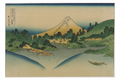 Main image Hokusai / Reflection in Lake at Misaka in Kai Province — Exhibition Print - 36 x 24